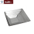 Stainless Steel Square Pad Living Room and Hotel Fruit Plate Cake Dim Sum Plate Candy Plate Craft Plate