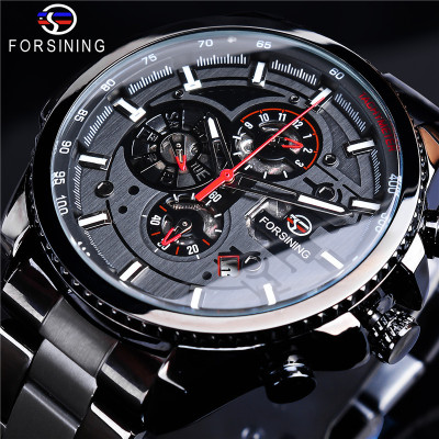 New Hot Selling Forsining Waterproof Multifunctional Mechanical Watch Men's Fashion Automatic Mechanical Watch