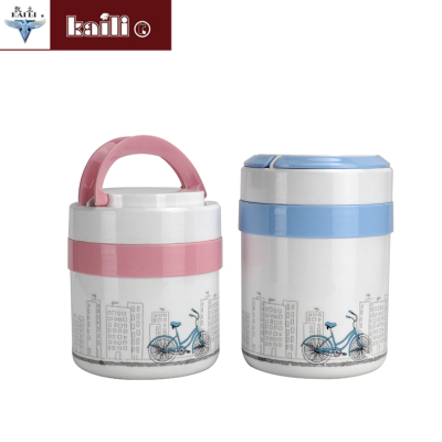 Stainless Steel Insulation Pot Student Office Worker Portable Lunch Box Extra Long Insulation Large Capacity Bento Pot