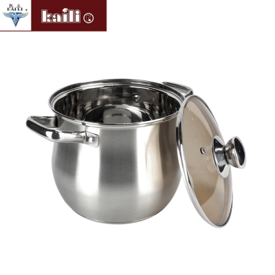 Stainless Steel Compound Bottom Ultra-High Pressure Pot Large Capacity Soup Pot Deepening Thickening Stainless Steel Porridge Pot Soup Pot