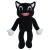 Cross-Border Siren Big Black Dog White Cat Siren Head Plush Toy Red Tooth Cat Doll Doll Factory Direct Sales
