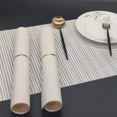 Eco Paper Woven Home Drawer Mat Placemat Simple European Hotel Tableware Mat Household Dining Table Placemat Coaster