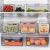 Kitchen Food Grade Draining Crisper Plastic Transparent Refrigerator Storage Box Rectangular Food Finishing Box Amazon