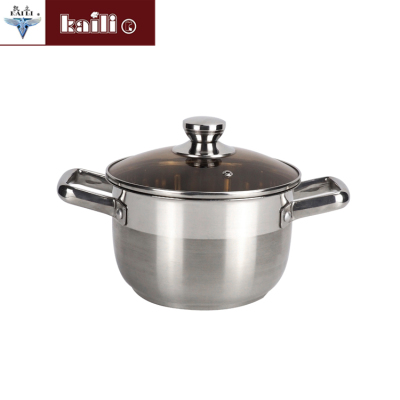 Stainless Steel Household Composite Steel Porridge Pot Soup Pot Soup Pot Milk Pot Induction Cooker Gas Stove General Cookware