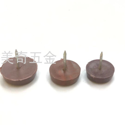 Furniture Plastic Non-Slip Spike Feet Sofa Table and Chair Non-Slip Moisture-Proof Mute Plastic Floor Spike Feet Thick Pattern with Brown Color Floor Spike Feet