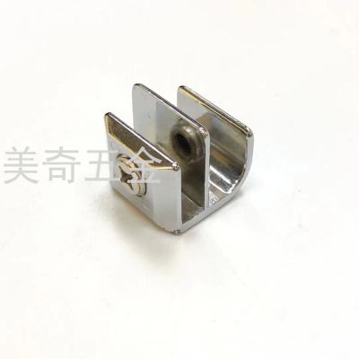 Punch Free Glass Door Handle Glass Cabinet Door Showcase Handle Zinc Alloy Window Sliding Door Door Handle Clip Handle