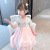 Hanfu Girls' Dress Summer Thin Short-Sleeved Tang Suit Baby Super Fairy Chinese Style Children's Summer Clothing Ancient Costume Jacket and Dress