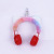 New Unicorn Cat Ear Bluetooth Headset Colorful Plush Cartoon Student Wireless Card Headset.