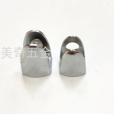 Zinc Alloy Nail Glass Panel Clip Glass Clip Bracket Bracket Partition Panel Clip Bathroom Cabinet Glass Clip