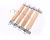 Household Wooden with Clip Pant Rack Solid Wood Non-Slip Pant Rack Seamless Skirt Clip Clothes Trousers Hanger Hotel Trouser Press Wholesale and Retail