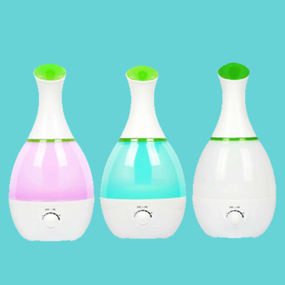 Factory Direct Sales Spot Vase Aquarius Colorful Night Lamp Humidifier Aromatherapy Spray Customized Export