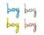 Baby Shower Layout Baby Gender Reveal Party Decoration Siamese Boy Or Girl Letter Set