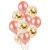 2.2 3.2G Rose Gold Rubber Balloons Birthday Party Wedding Decoration Rubber Balloons Exclusive for Cross-Border Wholesale