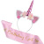 Hot Unicorn Hairband Decoration Birthday Girl Pink Shoulder Strap Etiquette Band Mermaid Headband