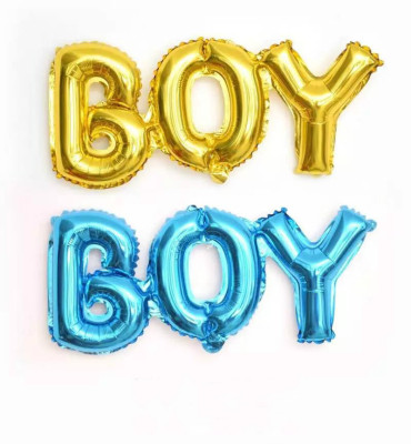 Conjoined English Letter Aluminum Film Balloon Baby Girl Boy Wedding Celebration Decoration High Quality Conjoined Letter Balloon