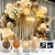 New Coffee Cocoa Color Rubber Balloons Set Birthday Wedding Decoration Garland Arch Balloon Combination Chain