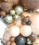 New Coffee Cocoa Color Rubber Balloons Set Birthday Wedding Decoration Garland Arch Balloon Combination Chain