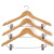 Factory Direct Sales Maple First-Class Hanger with Pants Clip Hotel Clothing Store Set Hanger Solid Wood Hanger with Clip Logo