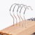 Household Wooden with Clip Pant Rack Solid Wood Non-Slip Pant Rack Seamless Skirt Clip Clothes Trousers Hanger Hotel Trouser Press Wholesale and Retail
