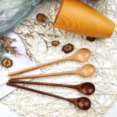 Creative Wooden Honey Spoon Factory Supply