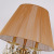 American Zinc Alloy High-End Champagne Crystal Lamp Hotel Guest Room Floor Lamp Warm