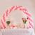 Birthday Party Decoration Table Small Arch Detachable Portable Table Balloon Display Stand Support Frame