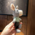 New Cute Cartoon Little Donkey Pendant Plush Puppet and Doll Children's Toy Schoolbag Pendant Keychain Female