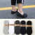 All-Match Plain Invisible Socks Men's Spring and Summer Silicone Non-Slip Cotton Ankle Socks 5 Double Waist Packaging Factory Wholesale