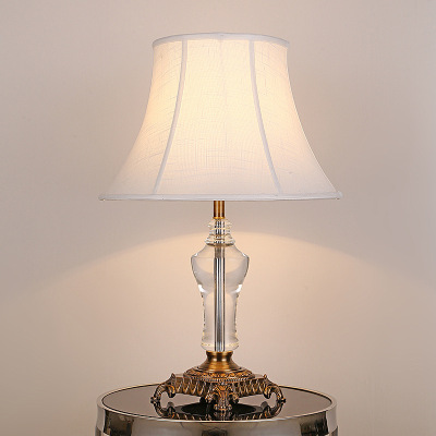 New European-Style Modern Simplicity with American Style Crystal Lamp Bedroom Bedside Floor Lamp