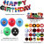Superhero Hanging Flag Balloon Cake Fork Birthday Party Supplies Avengers Hanging Flags Layout Decoration Set
