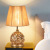 Modern Minimalist Table Lamp Home Bedroom Bedside Lamp Fashion Classic Crystal Silk Thread
