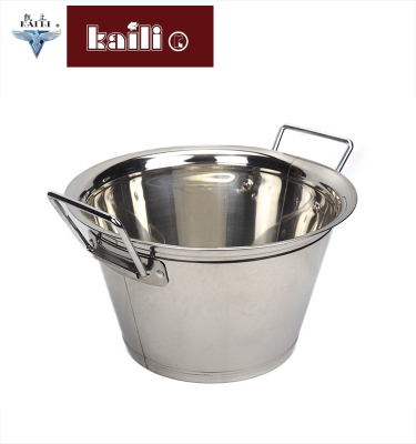 Stainless Steel Binaural Non-Porous Grain Kitchen Sink Reverse Side Washing Basin Kitchen Sink