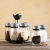 Factory Price Seasoning Box Rotating Set Spice Jar Seven-Piece Kitchen Supplies Seasoning Jar Combination Salt Jar