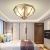 Copper American Style Corridor Hallway Living Room Bedroom Ceiling Light Study Solder Balcony Light