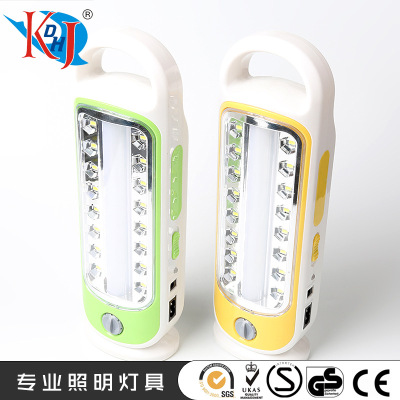 KD-8924LB Rechargeable LED Portable Emergency Lights Outdoor Camping Adventure Patrol Lighting Lamp