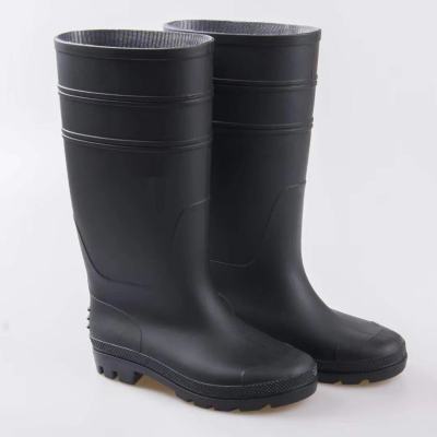 Classic Lightweight All Black Ordinary Rain Boots