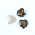 DongzhouCrystalSilverPlatedPointedBottomHeart-ShapedGlassDrillKoreanHairpin Materials Accessories DIY Decorative Diamond