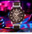 2021 Sports Men's Watches Wood Set Quartz Watch Calendar Multifunctional Fashion Watch