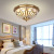 Copper American and European Style Solder Ceiling Lamp Bedroom Living Room Hallway Corridor Dining Room Balcony Light