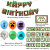 Pixels Game Theme Party Decoration Supplies My World Birthday Pulling Banner Balloon Cake Inserting Card Set