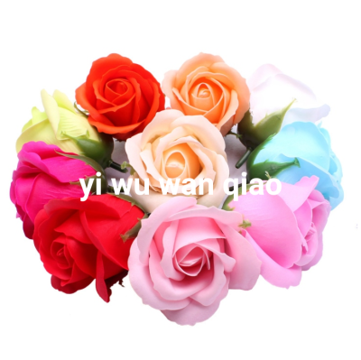Soap Soap Flower Head Simulation Rose Flower Box Wedding Decoration Craft Gift Christmas Valentine 'S Day Artificial Flowers