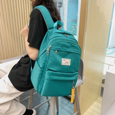 2020 New Large Capacity Schoolbag Female Korean Version College Students' Backpack the Campus of Middle School Travel Backpack Wholesale