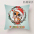 New Original Christmas Cartoon Tiger Throw Pillow Cushion Cover Sofa Bed Car Supplies