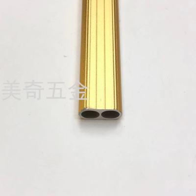 Wardrobe Thickened Double Tube Clothes Pole Fixed Clothing Rod Clothes Pole Eight Words Thickened Clothes Pole with Flange Base Custom Cutting Strong Load Bearing