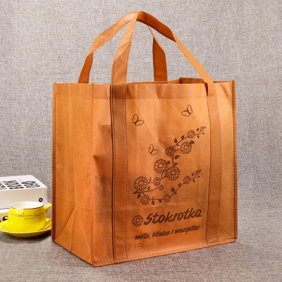 Manufacturers Supply Printing Advertising Gift Bag Folding Storage Shopping Bag Portable Non-Woven Bags Customization