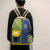 Hong Kong Style Retro Color Matching Motorcycle Ins Student Schoolbag Harajuku Style Small Pocket Contrast Color Junior and Middle School Students Backpack Wholesale