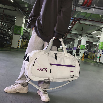 Customized Dry Wet Separation Sports Gym Bag Short Distance Hand Holding Cylinder Travel Bag Large Capacity Luggage Bag Travel Product
