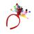 Birthday Atmosphere Decor Headband Colorful Ball Photo Props Headband Eccentric Personality Sand Carving Hair Accessories Wholesale