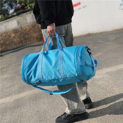 Gym Bag Men's Travel Bag Large Capacity Women's Short-Distance Lightweight Small Luggage Bag Dry Wet Separation Crossbody Yoga Sports