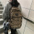 INS Trendy Backpack Women's New Fashionable Leopard Print Backpack Korean Style Large Capacity Student Schoolbag